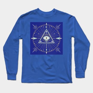 Evil Eye Mandala Long Sleeve T-Shirt